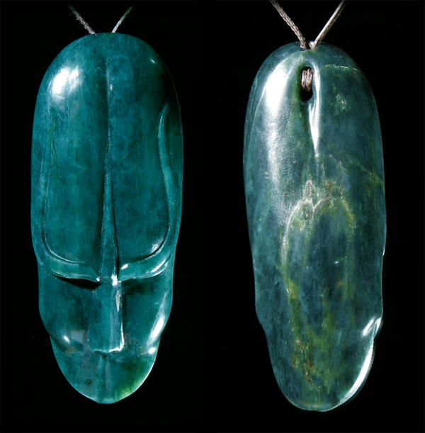 Blue Jade Guardian CaliBlu72susp x2 Blue Jade Guardian Hand Carved Jade Cove Nephrite