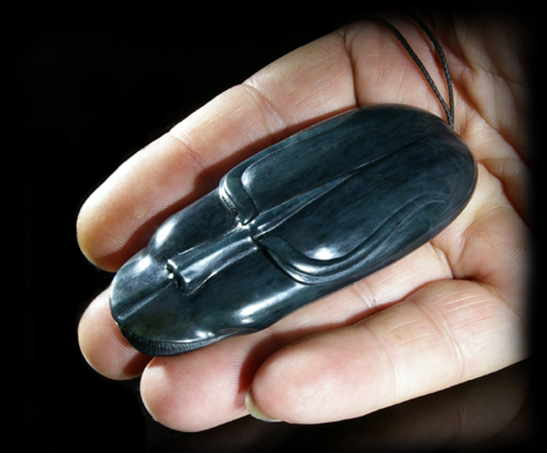 Blue Jade Guardian CaliBluInHand1 Blue Jade Guardian Hand Carved Jade Cove Nephrite