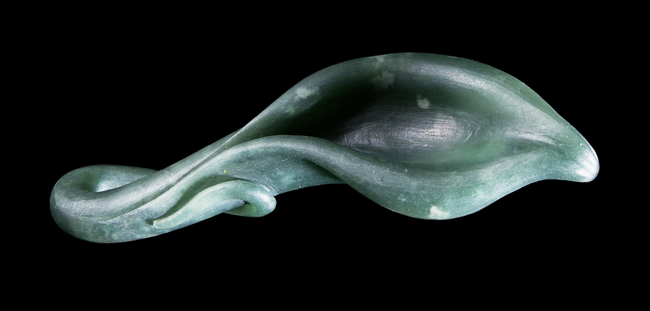 Lily Pod Lily podLrg Blue Jadeite Lily Pod Evolvement