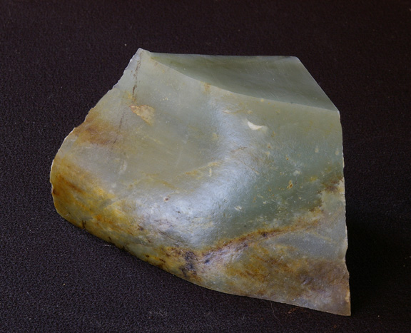 Alaskan White Nephrite Block2@72 White Jade Moebius