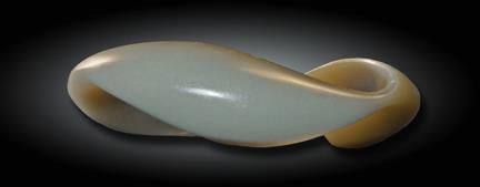 Side View of Jade Moebius